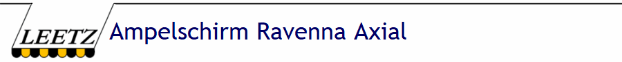 Ampelschirm Ravenna Axial