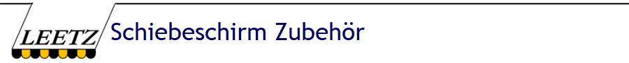 Schiebeschirm Zubeh�r