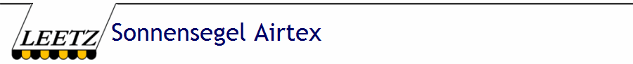 Sonnensegel Airtex