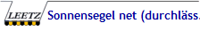 Sonnensegel net (durchl�ss.)
