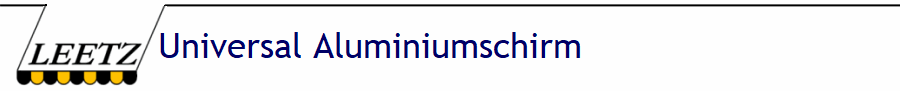 Universal Aluminiumschirm